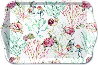 Produktbild von Tablett -13x21 cm - Sea animals - Meerestiere
