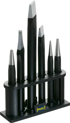 Produktbild von HAZET Meißel + Durchtreiber-Satz 750/6-1 4mm 150mm Chrom-Vanadium-Stahl 1062g