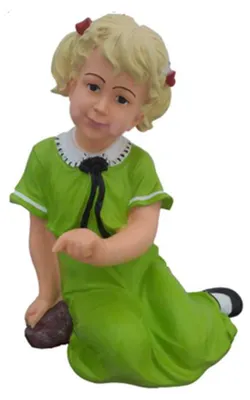 Image de Décoration Figure Statue Sculpture 48 cm Figures Statues Jardin FilleP104