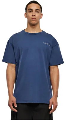 Zdjęcie produktu dla Męska koszulka Urban Classics Oversized Small Embroidery Tee w kolorze spaceblue – rozmiar L