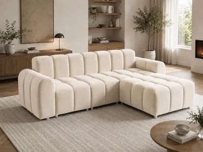 Produktbild von FURMEB 24 modernes Ecksofa MILO rechte Seite 255 x 170 cm Magic Velvet 2250