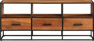 Produktbild von vidaXL TV-Schrank 110x30x45 cm Massivholz Akazie