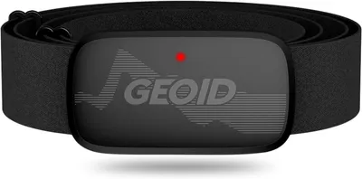 Zdjęcie produktu dla Pas na klatkę piersiową do mierzenia tętna – Bluetooth i ANT+ – Wodoodporny (IP67) – Wskaźnik LED