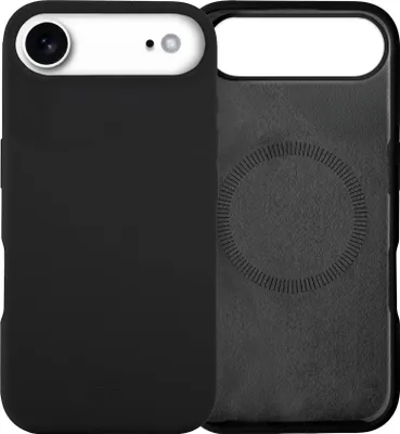 Produktbild von Shockproof silicone Hülle MagSafe Black - Kompatibel mit iPhone 17 Air