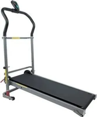 Produktbild von Walking Laufband, mechanisch klappbar Laufband, für zuhause & im Büro, mit 3 und 7 Grad Steigung, 95 x 52 x 124 cm Schwarz