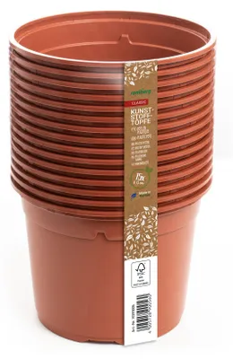 Produktbild von Romberg Kunststofftöpfe Rund 13 cm 15 stk
