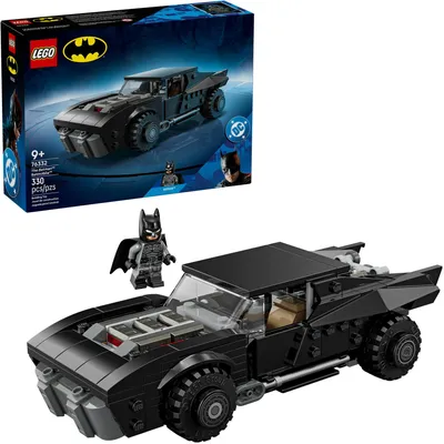 Produktbild von LEGO DC The Batman: Batmobil Auto Spielzeug -  Superhelden Modellbau zum Sammeln mit Minifigur und goldener Münze - Kinder Geschenk für Jungen ab 9 Jahren und jugendliche Filmfans - 76332