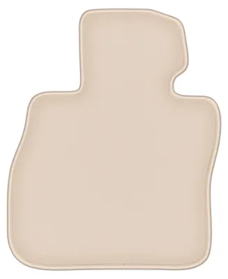 Produktbild von DURBAN Beige Velours-Fahrerfußmatte für BMW 2 F44 Coupé (2020-)
