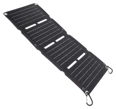 Immagine prodotto di Pannello solare pieghevole da 40 W - Caricabatterie USB portatile - Leggero e compatto