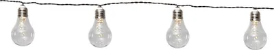Produktbild von Star Trading 480-10, Leichte Dekorationskette, Transparent, Polyvinylchlorid (PVC), IP44, Schwarz, 10 Glühbirne(n)