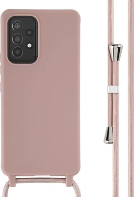Obrázok produktu pre imoshion Silikónové puzdro so šnúrou pre Samsung Galaxy A53 - pieskovo ružové