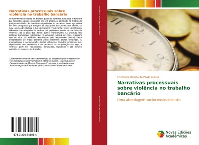 Produktbild von Narrativas processuais sobre violência no trabalho bancário