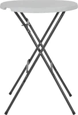 Produktbild von vidaXL Bartisch Klappbar Weiß 80x110 cm HDPE