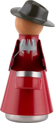Produktbild von "Dr Weihrichkarzlmaa" mit Hut und Kappe rot (15cm) von Huss Räucherkerzen