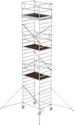 Produktbild von Günzburger Rollgerüst mit Auslegern und Doppelplattform 1,35x1,80m Plattform, 9,40m AH