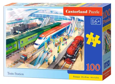 Image de Puzzle 100 pièces Gare Castorland 111190