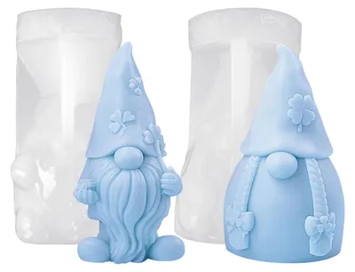 Productafbeelding van Siliconenmatrijzen, 3D-siliconenmatrijzen voor Kerstmis, geschikt voor beton, doe-het-zelf kerst- en Halloween-decoraties en cadeaus