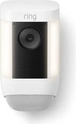 Produktbild von RING Spotlight Cam Pro Batterie, Kabellos, Lange Akkulaufzeit, Fortschrittliche Bewegungserkennung, Weiß