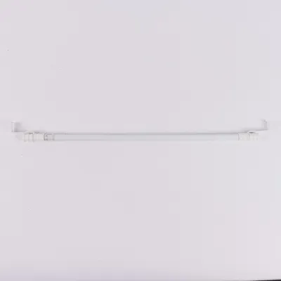 Produktbild von Vitragenstange Spannstange SpannLine mit Spannbügel 15mm tief weiß 50-70cm Ø13mm