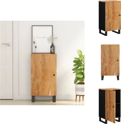 Image de vidaXL Sideboard avec porte 40x31x75 cm bois massif acacia - Sideboards