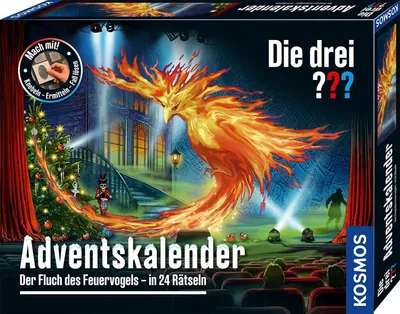 Productafbeelding van Adventskalender 2026 De Vloek van de Vuurvogel in 24 Raadsels