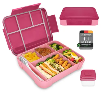 Zdjęcie produktu dla Solidchoice - Pudełko na lunch Bento z 5 przegródkami