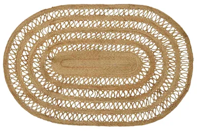 Produktbild von vidaXL Bereichsteppiche Natur 122 x 183 cm Jute