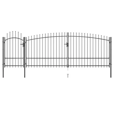 Produktbild von Gartentor Woerden mit Speerspitze 5 x 1,75 m Schwarz