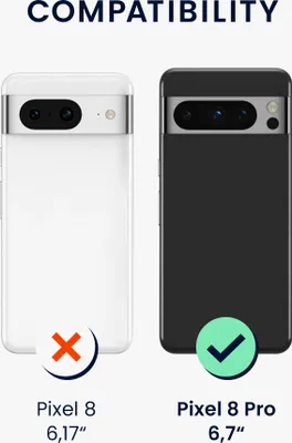 Produktbild von kwmobile Handyhülle für Google Pixel 8 Pro Hülle, für Pixel 8 Pro Case - Hülle Silikon - kabelloses Laden - Purple Cloud