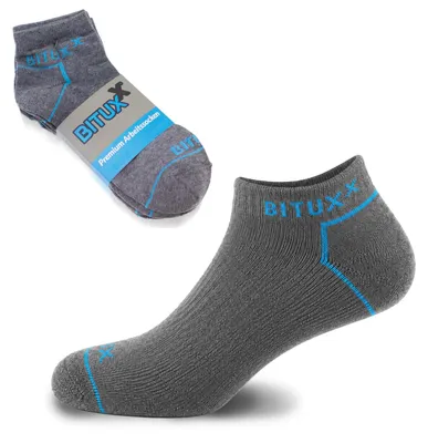 Produktbild von Bituxx 1 Paar Sneakers Freizeit & Arbeitssocken Grau 43-46 MS-18289