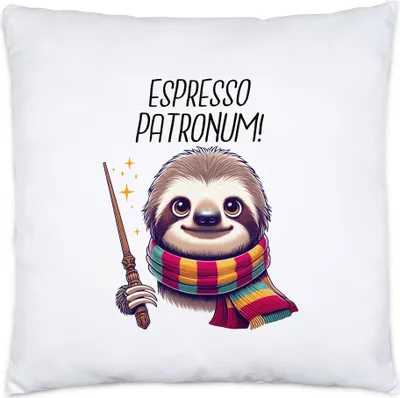 Produktbild von Espresso Patronum Faultier Kissen Inkl. Füllung - Magisches Design