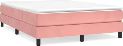 Produktbild von Boxspringbettgestell Rosa 140x200 cm Samt