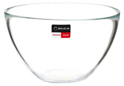 Obrázok produktu pre Okrúhla sklenená miska na šalát 17 cm