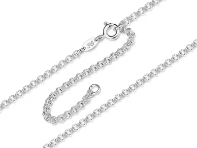 Produktbild von SILBERKETTEN STORE Bauchkette Doppelerbse 2,4mm- 925 Silber, Länge wählbar von 65-110cm - 70cm
