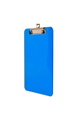 Immagine prodotto di Cartella a clip in metallo A5 blu