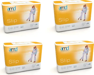 Produktbild von amd slip x-large extra 000, 4x20Sk Windeln Inkontinenz Windelhose