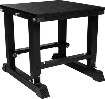 Produktbild von GORILLA SPORTS® Plyo Box - 5 Höhen Verstellbar, 59 x 50 x 45 - 65 cm, bis 300 kg Belastbar, Rutschfest, Stahl, Schwarz - Jump Box, Sprungbox, Plyometric Plattform, Plyometrisches Training, Plyobox