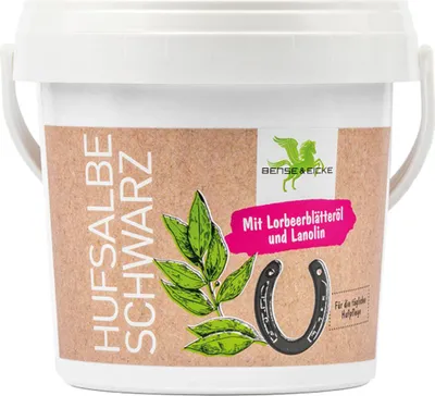 Produktbild von B & E Hufsalbe - schwarz - 500 ml