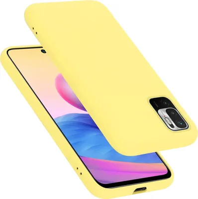 Image de Cadorabo Housse de protection pour Xiaomi RedMi NOTE 10 5G / POCO M3 PRO 5G Housse en jaune Housse téléphone portable Case Cover TPU Etui