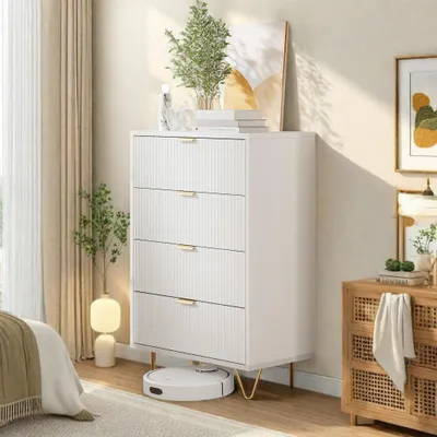 Obrázok produktu pre Komoda so zásuvkami, nočný stolík 60x34x91 cm, komoda/príkonzový stolík/úložný priestor do spálne, obývačky alebo chodby
