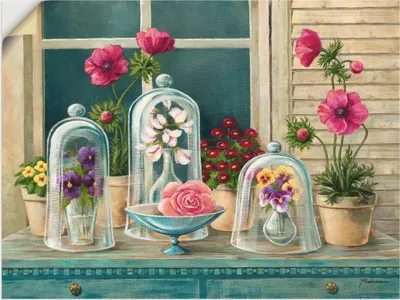 Produktbild von ARTland Wandbild, selbstklebend Kollektion mit Blumen Größe: 120x90 cm