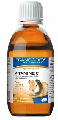 Productafbeelding van Francodex Vitamine C druppels voor cavia's, 250 ml