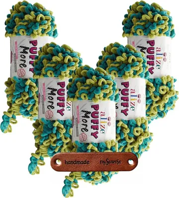 Produktbild von 5 x ALIZE Puffy More 6546 mit Label