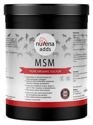 Image de NuVena MSM : soufre organique pour chevaux - 800 g