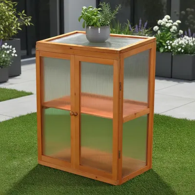 Image de Serre avec 2 portes Armoire de jardin Balcon Serre Maison de culture