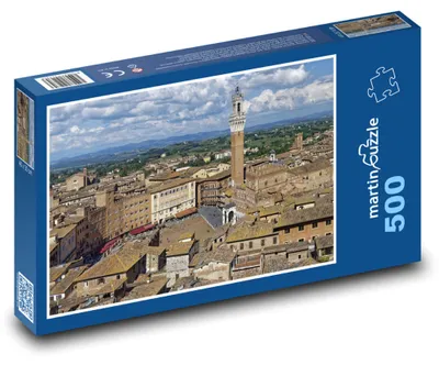 Obrázok produktu pre Puzzle 500 Siena, Taliansko - historické mesto - martinpuzzle