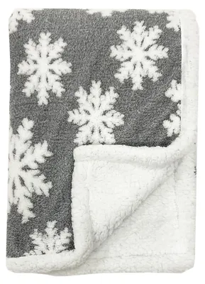 Produktbild von Textino Wohndecke Snowy 140x180 cm Grau