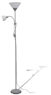 Produktbild von vidaXL Stehlampe Grau