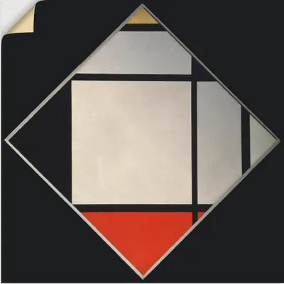 Produktbild von ARTland Wandbild, selbstklebend Rhombus II. Größe: 40x40 cm