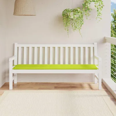 Produktbild von vidaXL Gartenbank-Auflage Hellgrün 180x50x3 cm Oxford-Gewebe